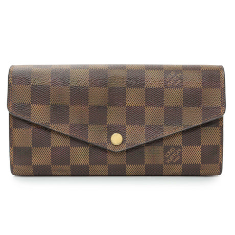 Louis Vuitton Damier Ebene Sarah Wallet Accessories Louis Vuitton