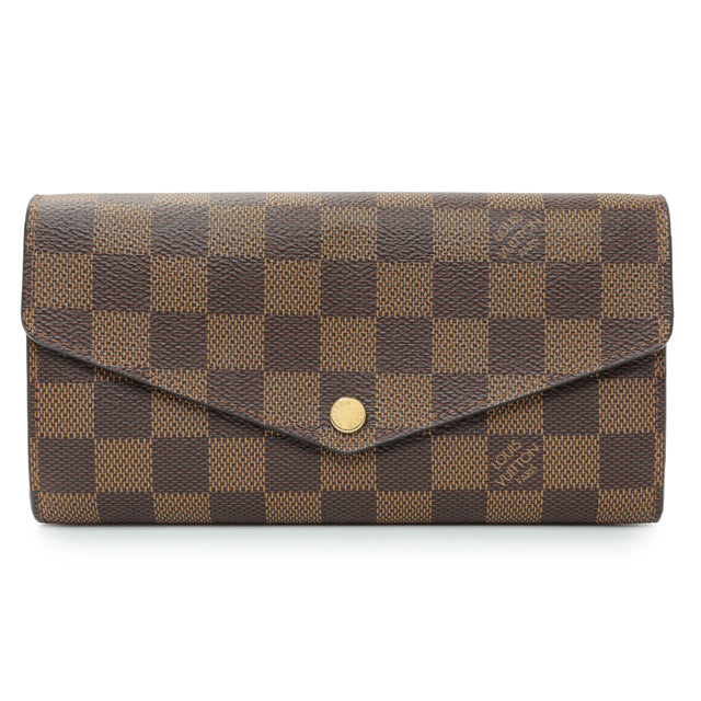 Louis Vuitton Damier Ebene Sarah Wallet Accessories Louis Vuitton