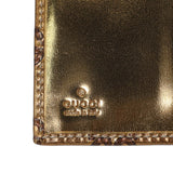 Gucci Bronze Guccissima Compact Wallet Accessories Gucci
