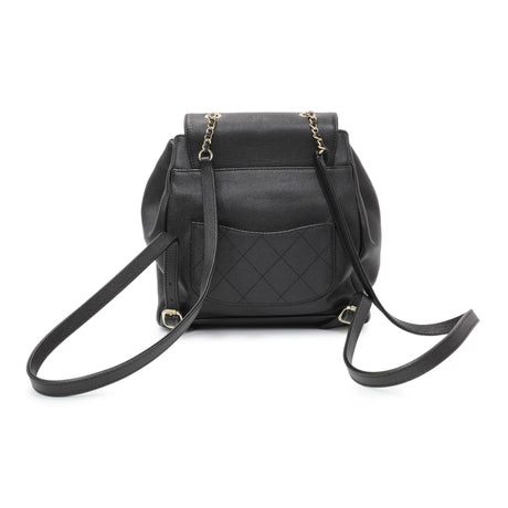 Chanel Black Caviar Affinity Backpack Handbags Chanel