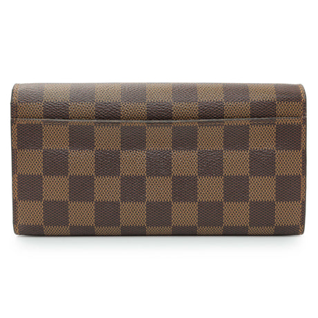 Louis Vuitton Damier Ebene Sarah Wallet Accessories Louis Vuitton