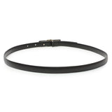 Salvatore Ferragamo Black Leather Bow Belt