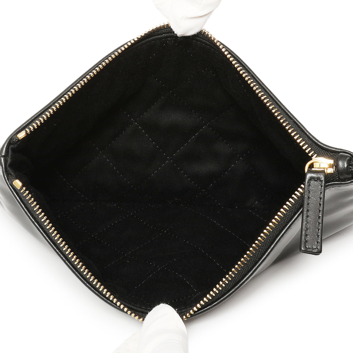 Chanel Black Quilted Shiny Calfskin Small 22