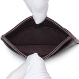 Chanel Purple Lambskin Quilted Card Holder Accessories Chanel