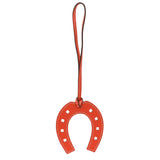 Hermes Orange Swift Paddock Horseshoe Bag Charm Accessories Hermes
