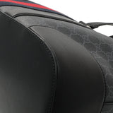 Gucci Black GG Supreme Monogram Web Tote Handbags Gucci