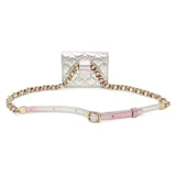 Chanel Pink Gradient Iridescent Lambskin Quilted Waist Bag Handbags Chanel