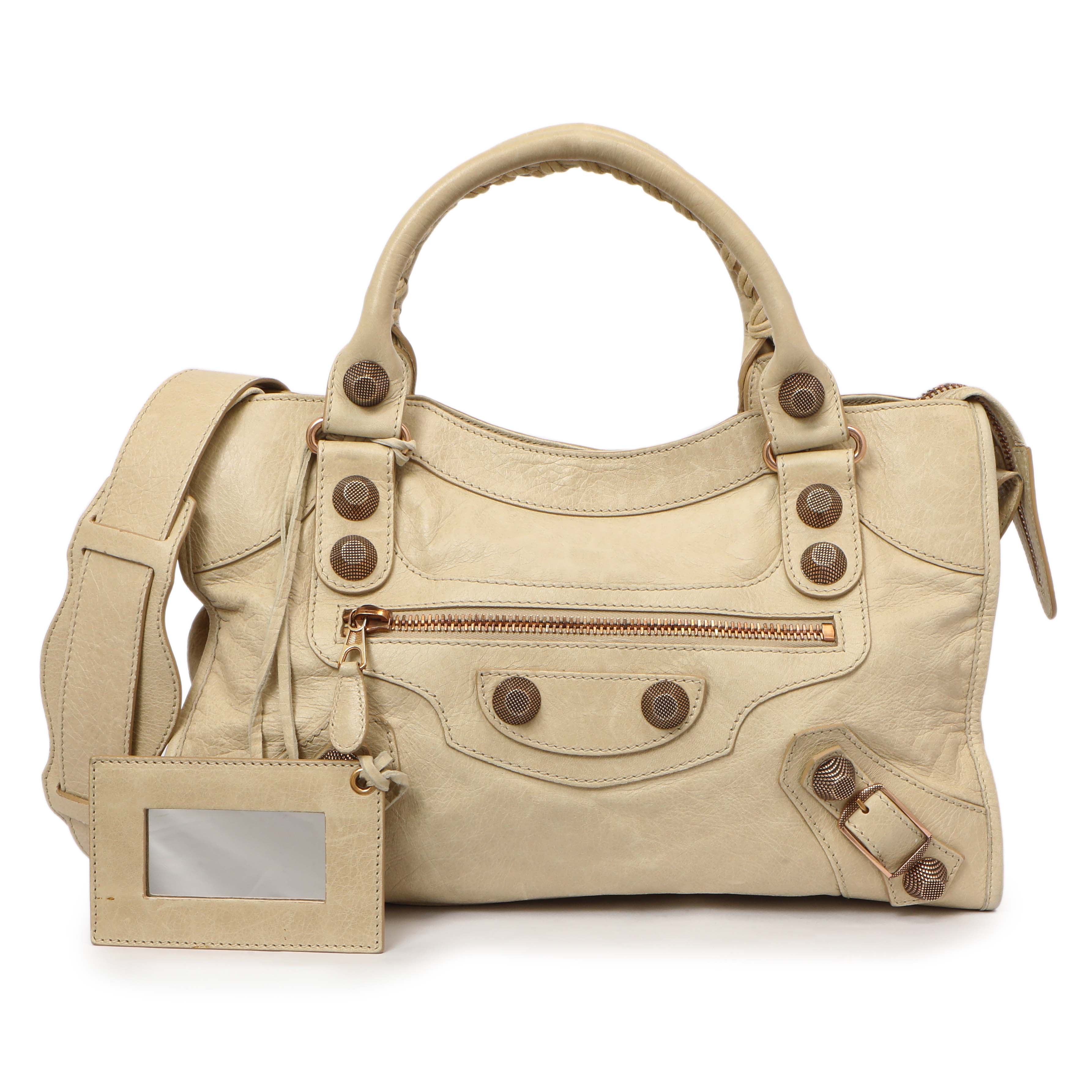 Beige balenciaga bag hotsell