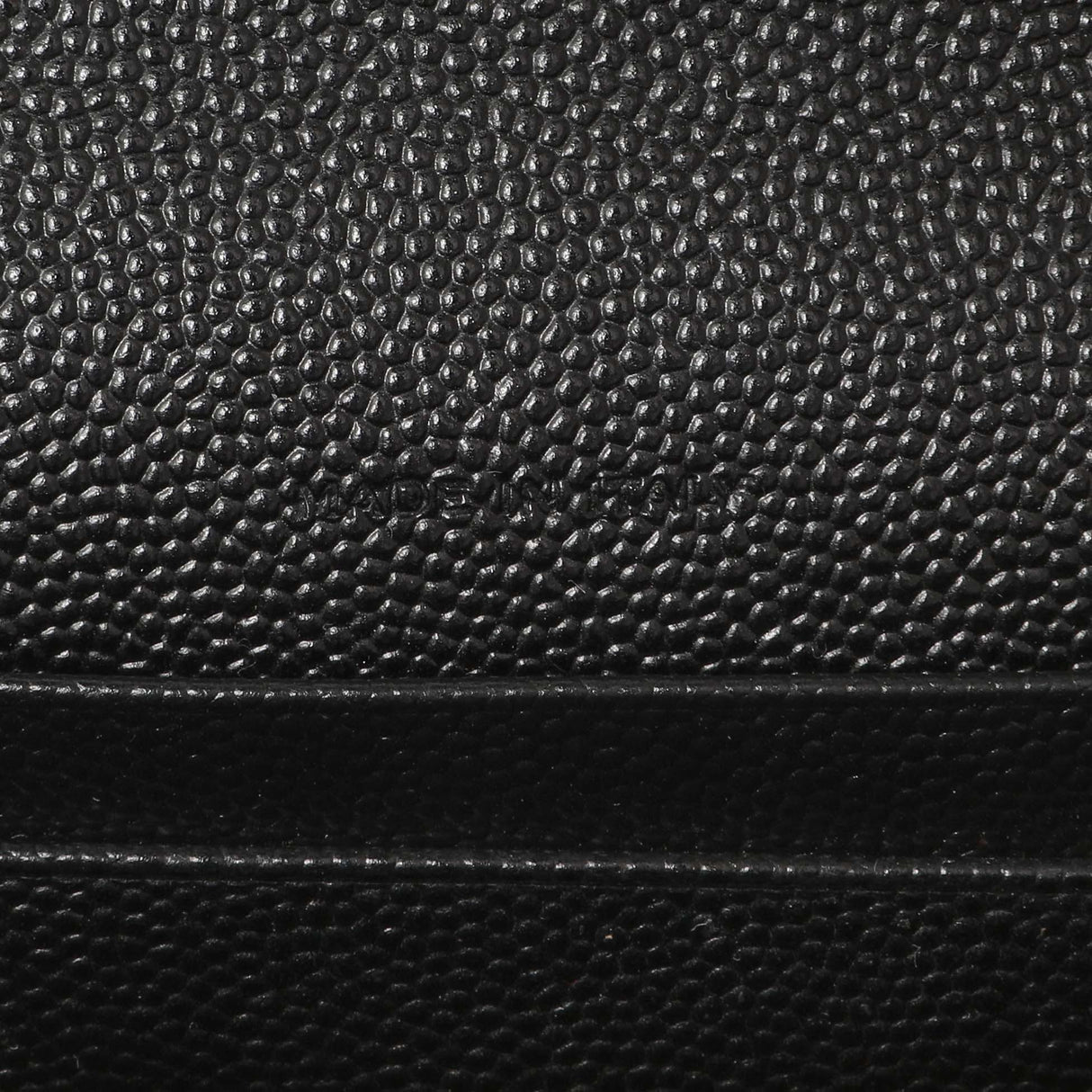 Saint Laurent Black Grain De Poudre Matelasse Chevron Monogram Envelope Wallet