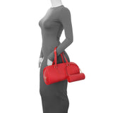 Louis Vuitton Red Epi Soufflot w/ Pouch Handbags Louis Vuitton