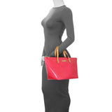 Louis Vuitton Pink Vernis Bellevue PM Handbags Louis Vuitton