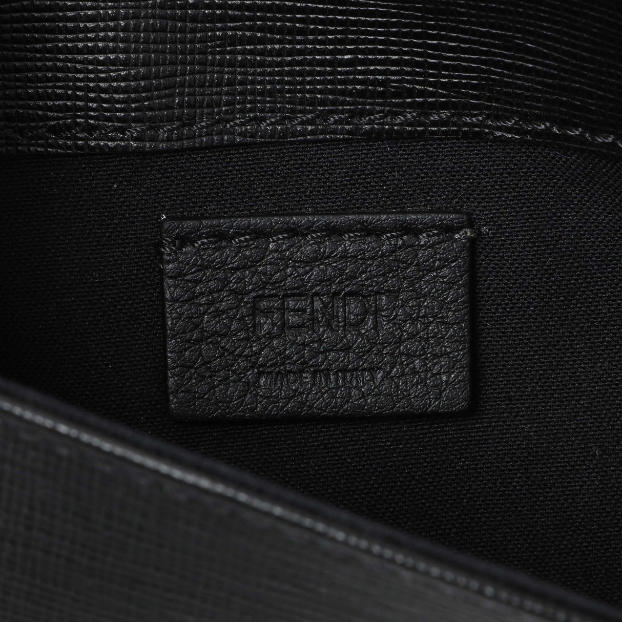 Fendi Black Karlito Wallet on Chain Handbags Fendi