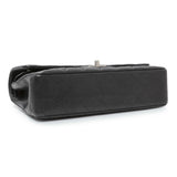 Chanel Black Quilted Caviar Medium Classic Double Flap Handbags Chanel