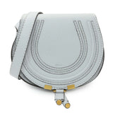 Chloe Blue Mist Mini Marcie Round Crossbody Handbags Chloe