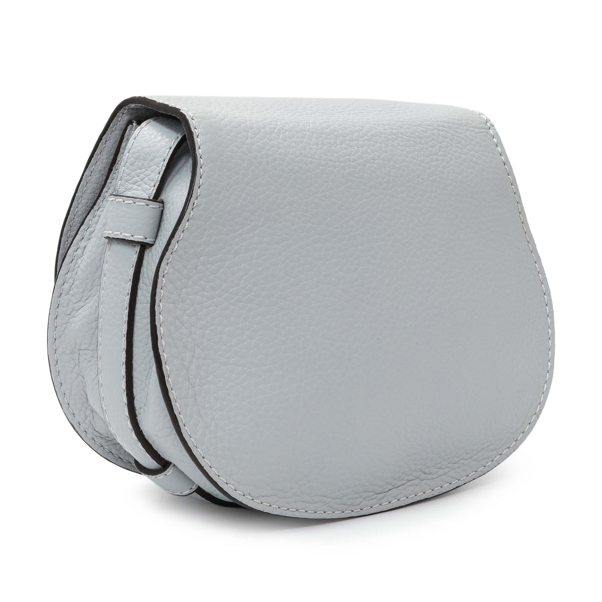 Chloe Blue Mist Mini Marcie Round Crossbody Handbags Chloe