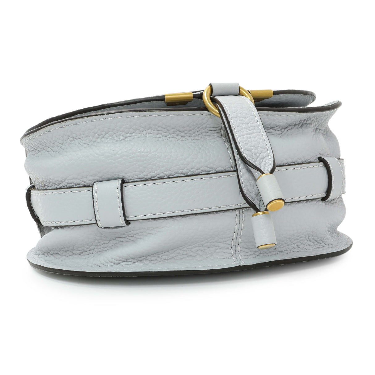 Chloe Blue Mist Mini Marcie Round Crossbody Handbags Chloe