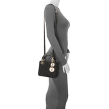 Christian Dior Black Tweed Mini Lady Dior Handbags Christian Dior