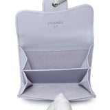 Chanel Purple Caviar Quilted Flap Card Holder Wallet Accessories Chanel