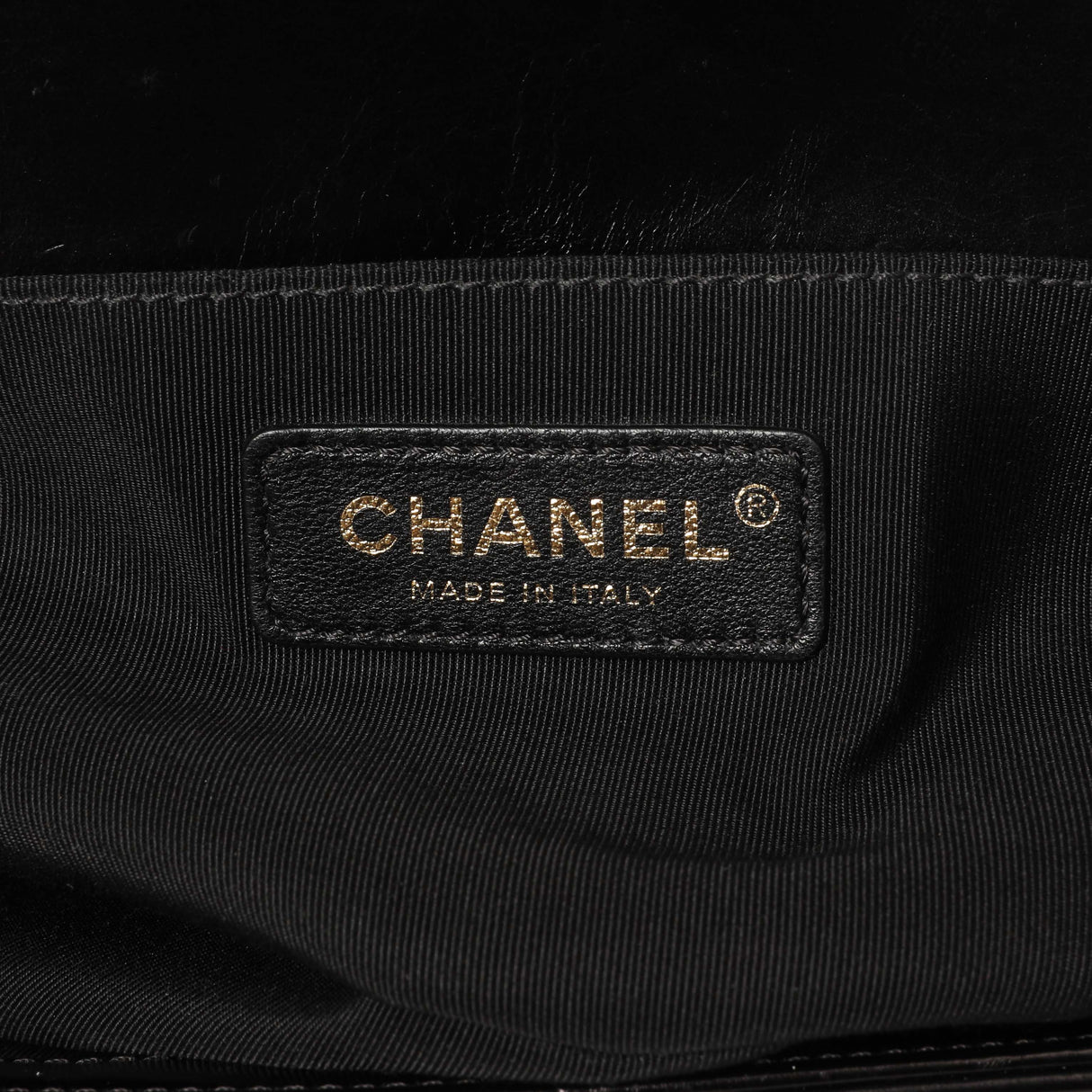 Chanel Black Shearling Medium Boy Bag