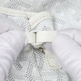 Goyard White Goyardine Saint Louis PM