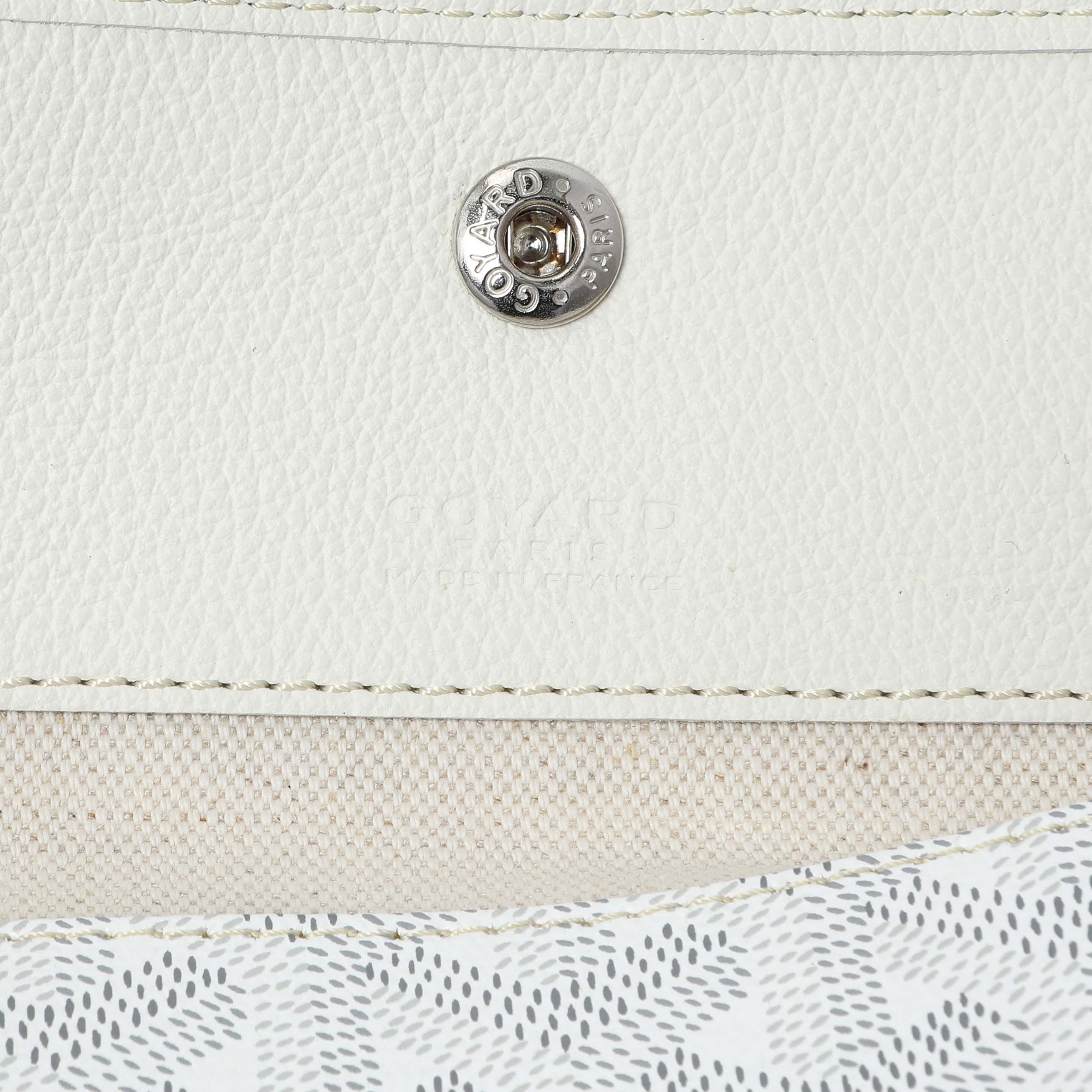 Goyard White Goyardine Saint Louis PM – Modaselle