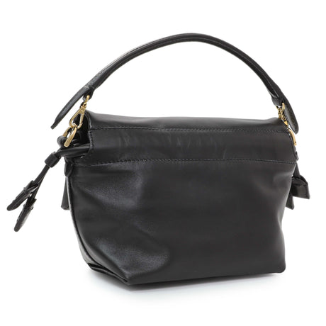 Fendi Black Calfskin Mamma Baguette