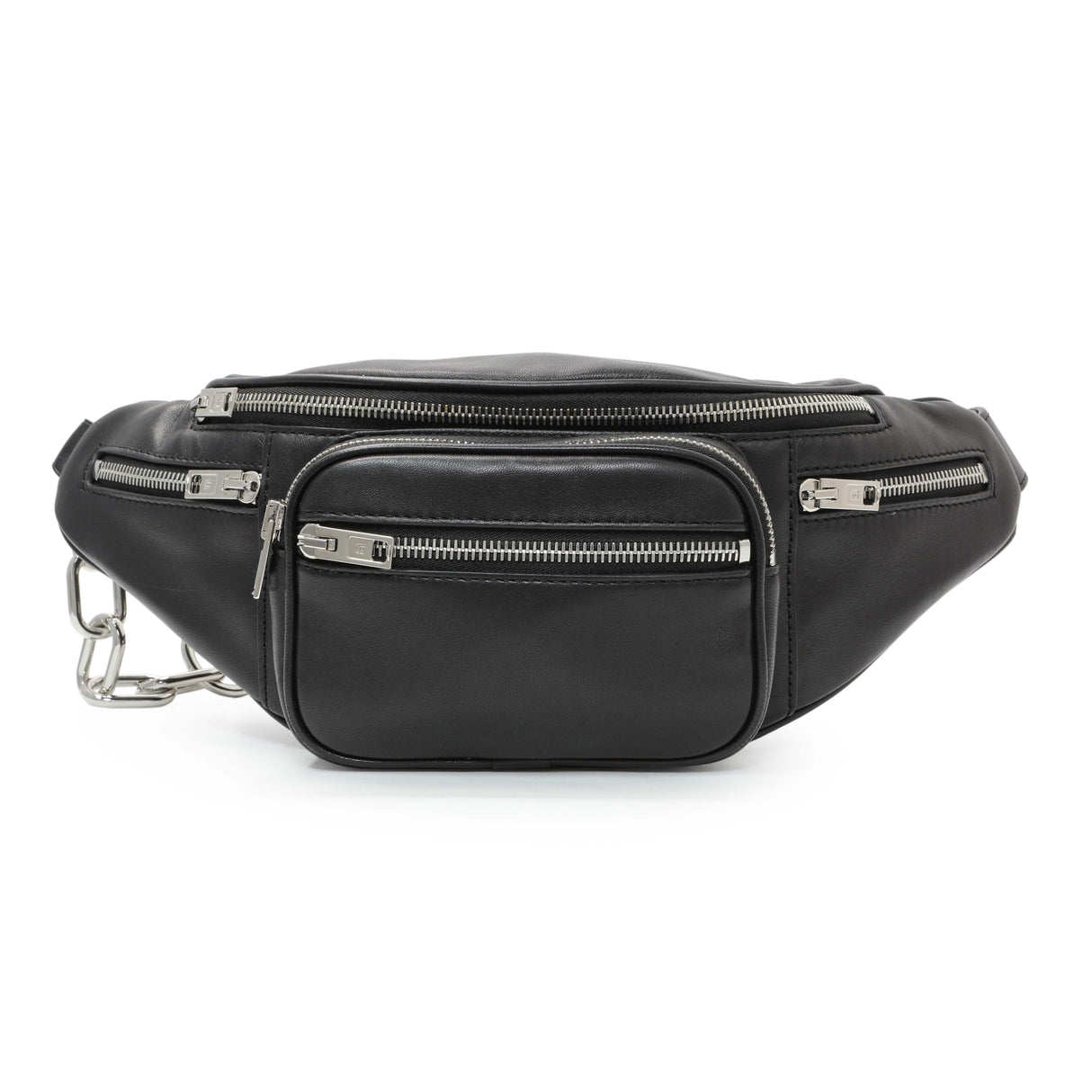 Alexander Wang Black Lambskin Attica Belt Bag
