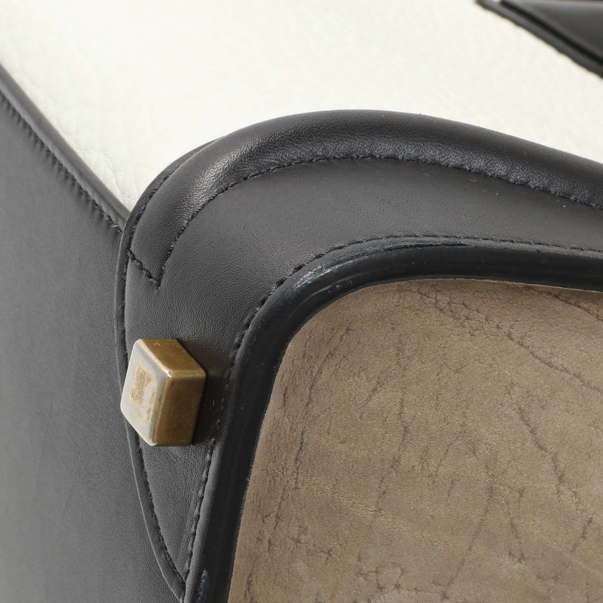 Celine Tricolor Calfskin Suede Micro Luggage Tote Handbags Celine