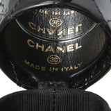 Chanel Black Patent Lipstick Case On Chain Accessories Chanel