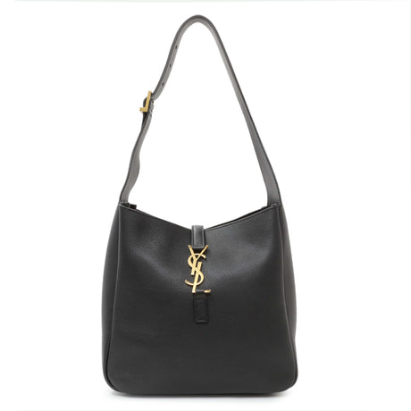 Saint Laurent Black Calfskin Small Le 5 A 7 Soft Hobo Handbags Saint Laurent