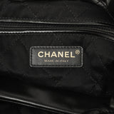 Chanel Black Quilted Shiny Calfskin Small 22