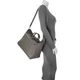Hermes Grey Evergrain Sac Oxer w/ Strap Handbags Hermes