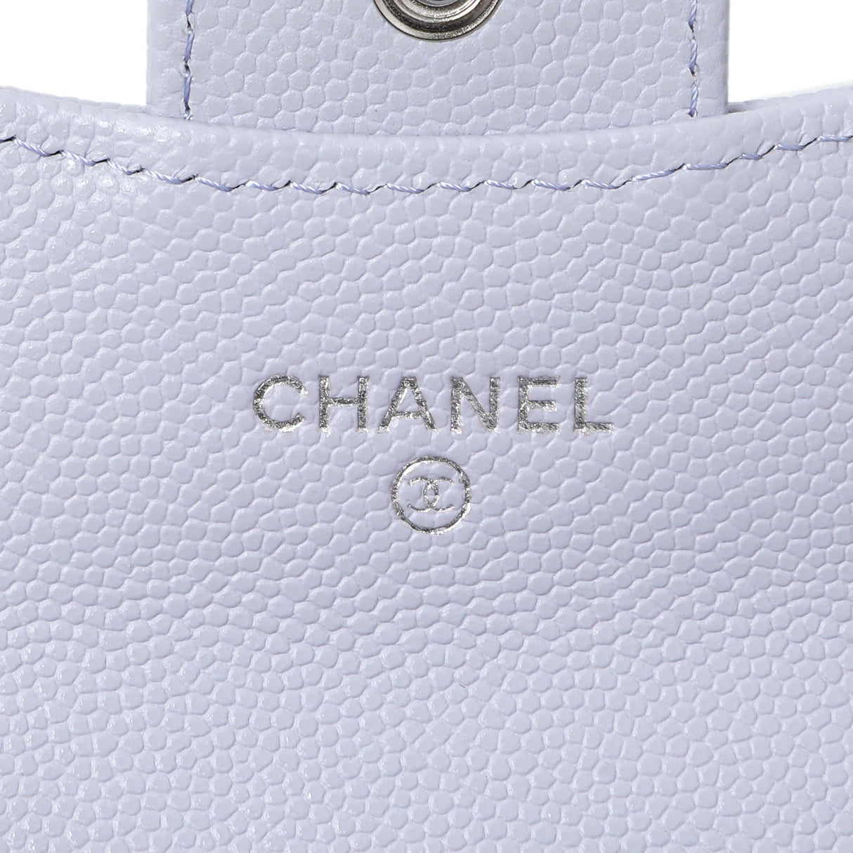 Chanel Purple Caviar Quilted Flap Card Holder Wallet Accessories Chanel