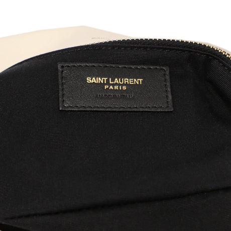 Saint Laurent White Tweed Kate 99 Tassel Shoulder Bag
