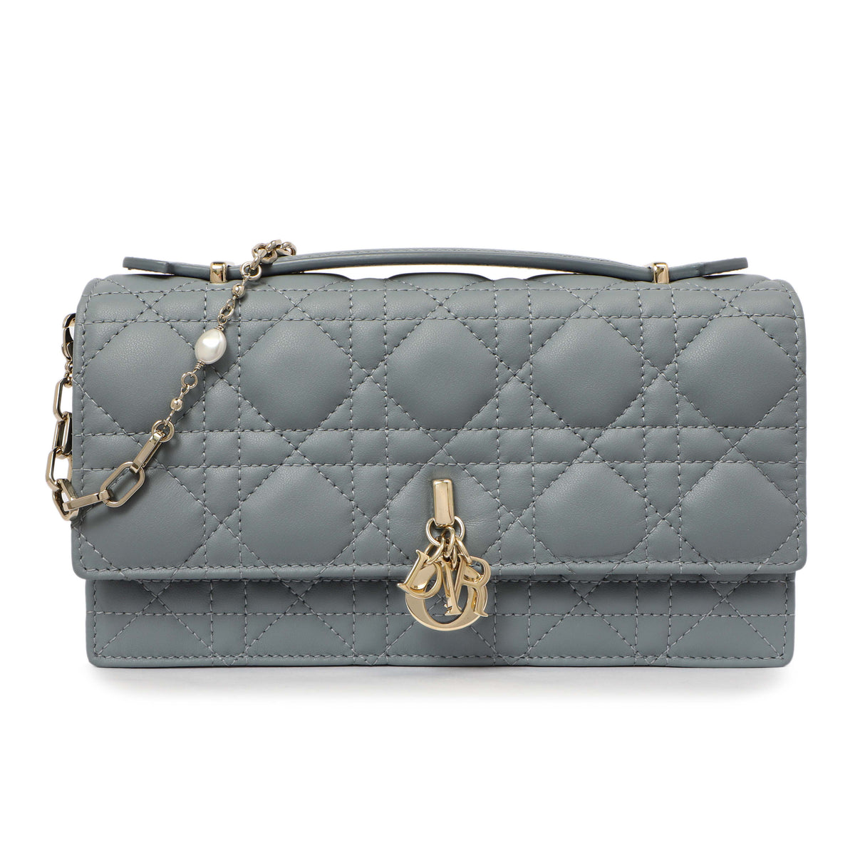 Christian Dior Cloud Blue Lambskin Mini Miss Dior