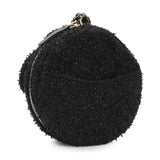 Chanel Black Tweed Coco Beach Expandable Barrel Bag