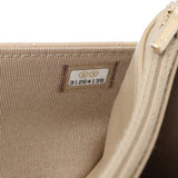 Chanel Gold Quilted Caviar Wallet On Chain WOC Handbags Chanel