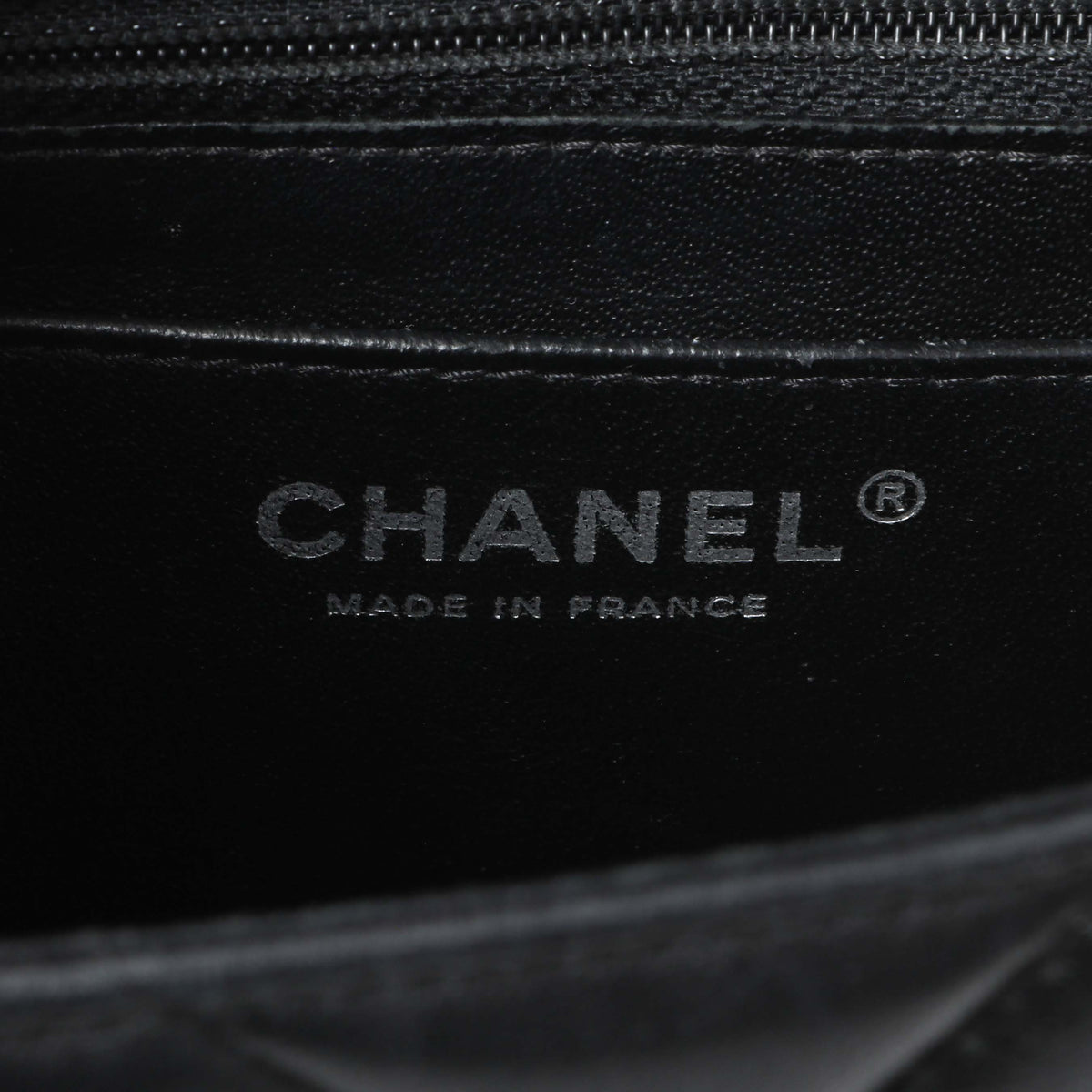 Chanel Black Lambskin Chevron Quilted Mini Square Flap Handbags Chanel