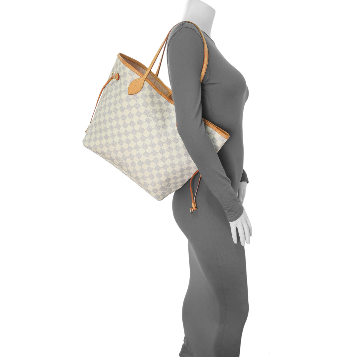 Louis Vuitton Damier Azur Neverfull MM Handbags Louis Vuitton