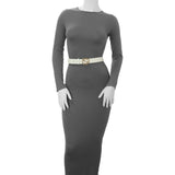 Gucci White Calfskin Studded Interlocking G 30mm Belt Accessories Gucci