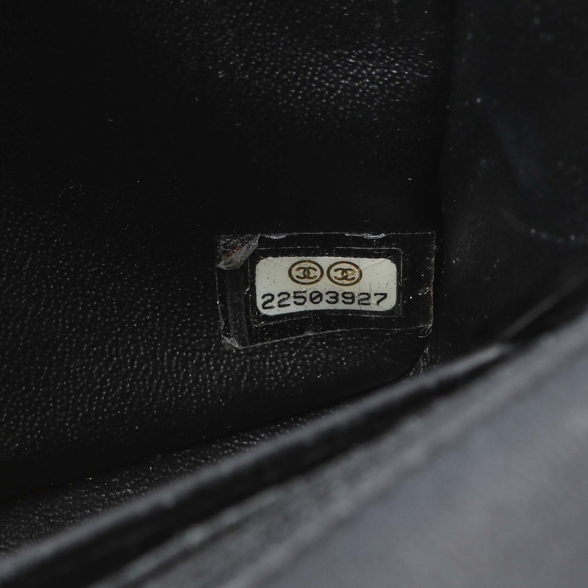 Chanel Black Lambskin Chevron Quilted Mini Square Flap Handbags Chanel