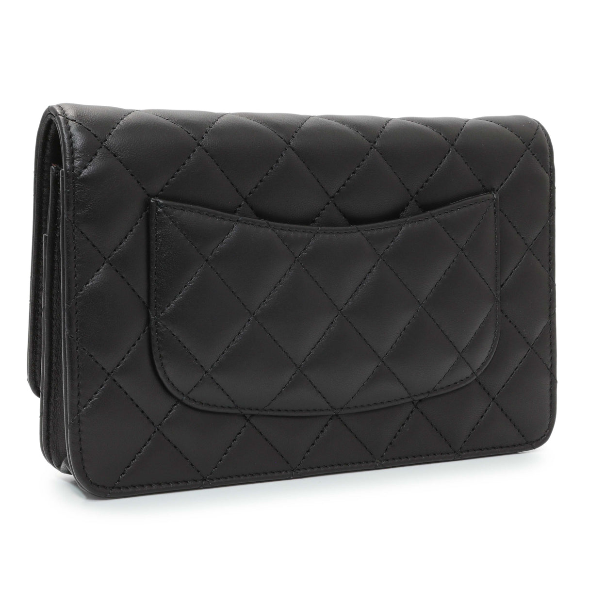 Chanel Black Quilted Lambskin Wallet on Chain Handbags Chanel