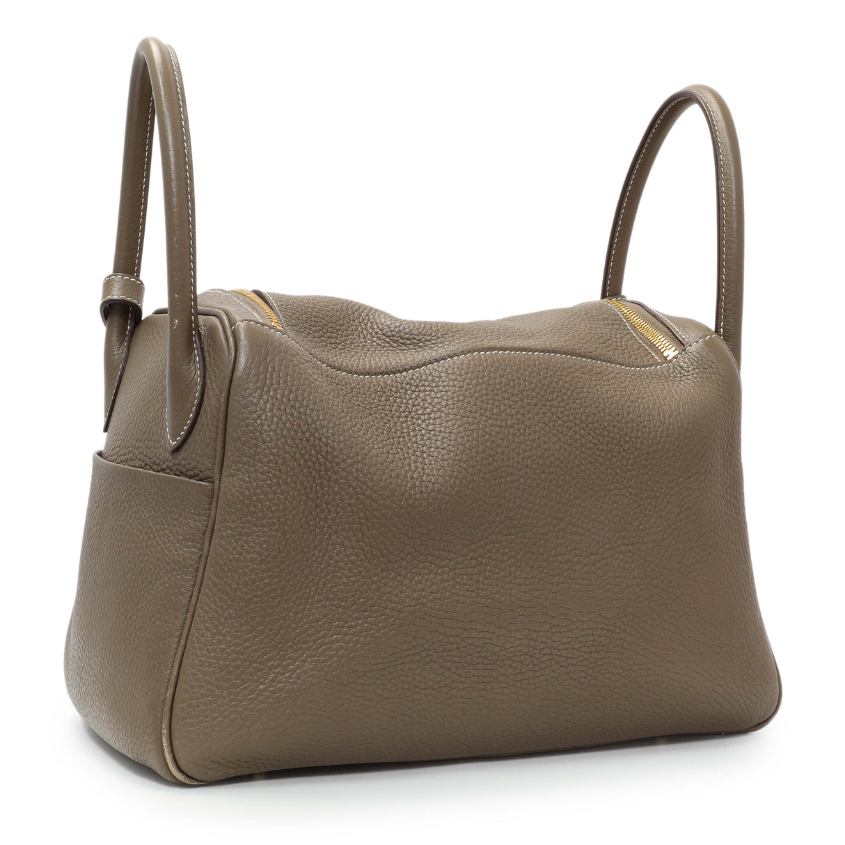 Hermes Etoupe Taurillon Clemence Lindy 30