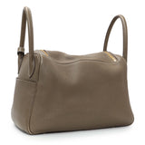 Hermes Etoupe Taurillon Clemence Lindy 30