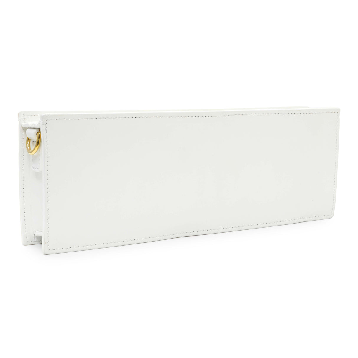 Jacquemus White Calfskin Le Ciuciu Satchel