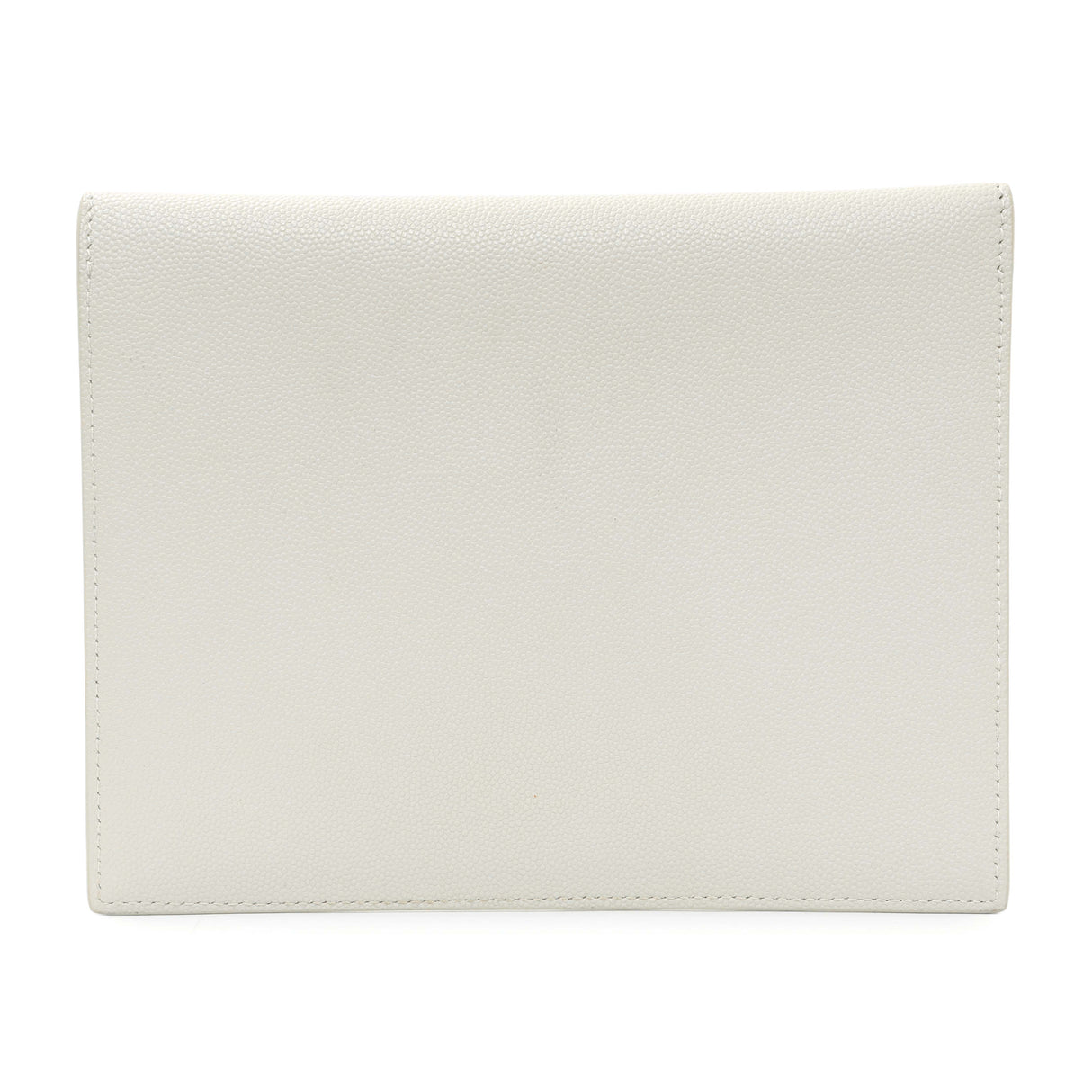 Saint Laurent White Grain De Poudre Uptown Baby Pouch Accessories Saint Laurent