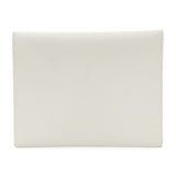 Saint Laurent White Grain De Poudre Uptown Baby Pouch Accessories Saint Laurent