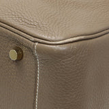 Hermes Etoupe Taurillon Clemence Lindy 30