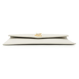 Saint Laurent White Grain De Poudre Uptown Baby Pouch Accessories Saint Laurent