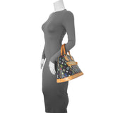 Louis Vuitton Black Monogram Multicolor Alma Handbags Louis Vuitton